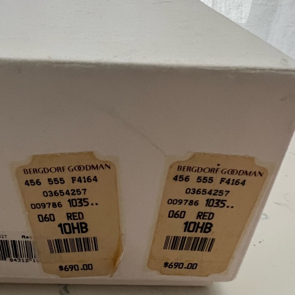 ❌ SOLD - Celine NWB bright red/orange heels Phoebe Philo era - Picture 9 of 9